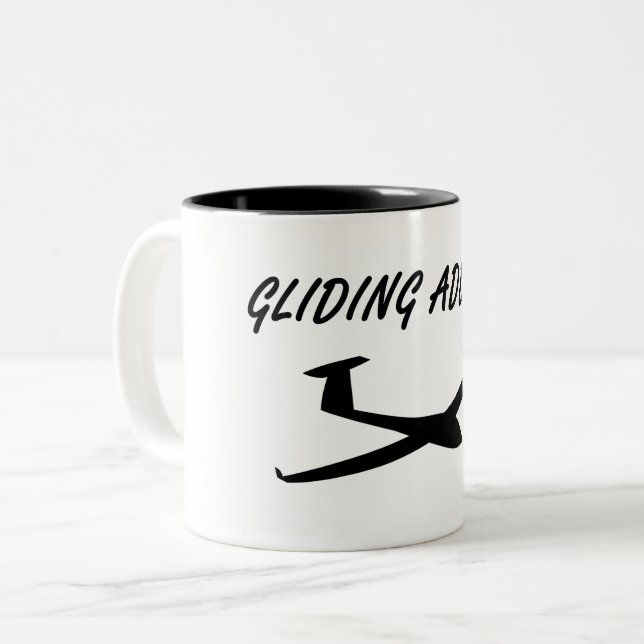 Tasse Gliding Addict Två-Tonad Mugg (Framsida vänster)