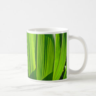 Tasse grüne Maisblätter Kaffemugg
