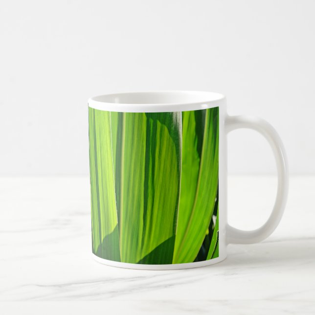 Tasse grüne Maisblätter Kaffemugg (Höger)