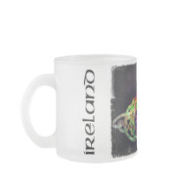 Tasse, keltischer Knoten, Irland, bunt