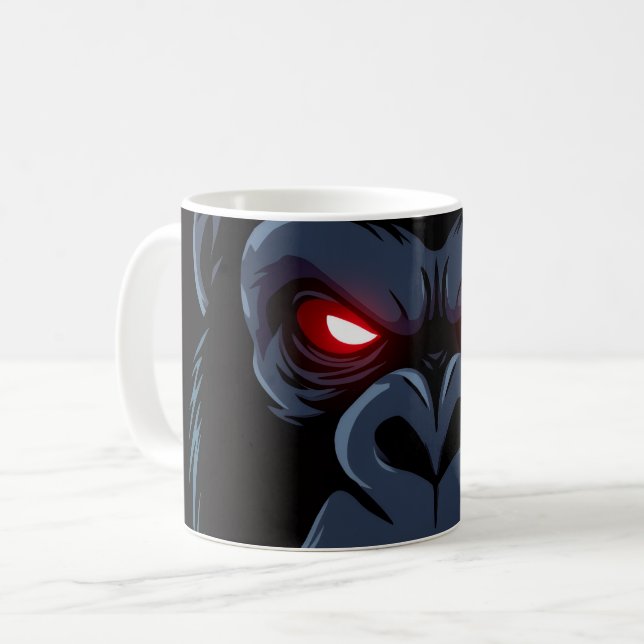 Tasse Mad Gorilla  Kaffemugg (Framsida vänster)