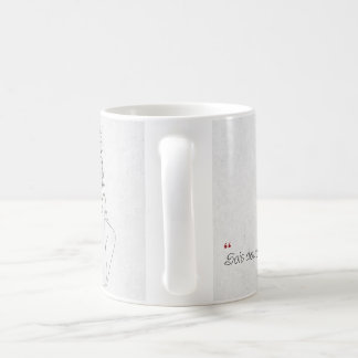 Tasse minimaliste citation kaffemugg