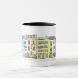 Tasse mit Häusern Mugg