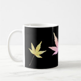 Tasse mit Herbstlaub Kaffemugg