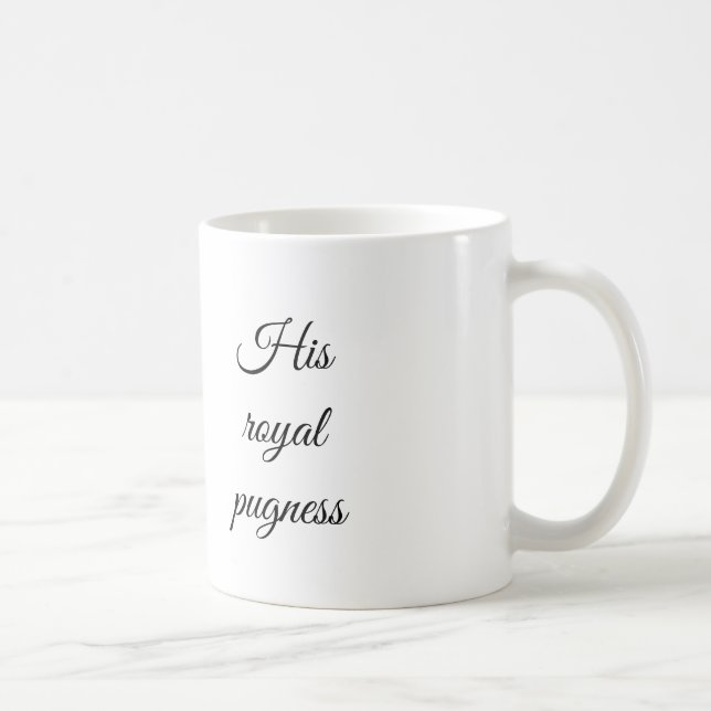 Tasse mit Mops Kaffemugg (Höger)