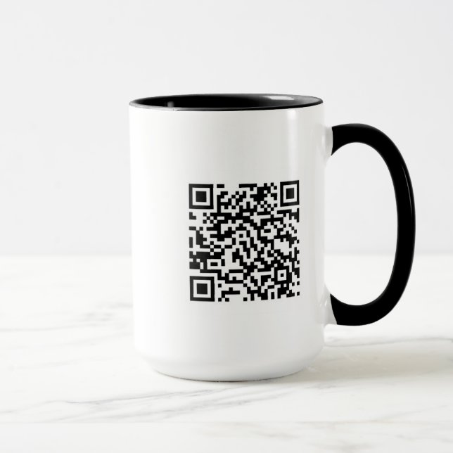 Tasse mit QR Code Mugg (Höger)