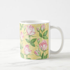 Tasse mit Rosenmuster Kaffemugg
