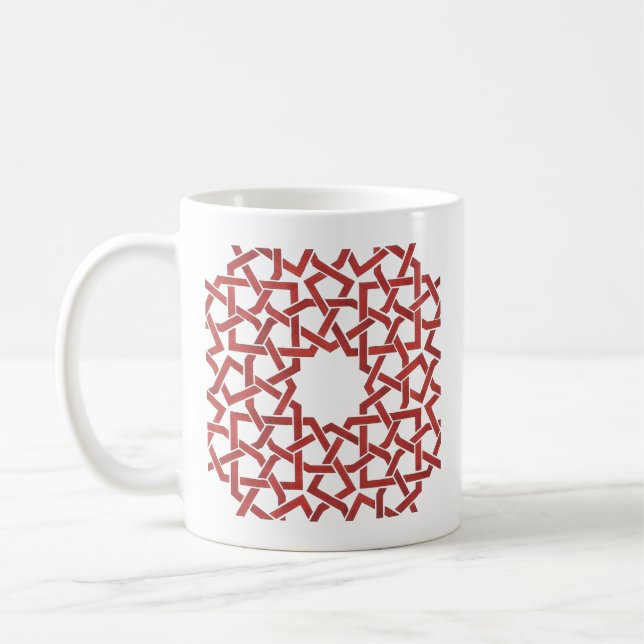 Tasse Mosaïque marocaine rouge MAMLUK Kaffemugg (Vänster)