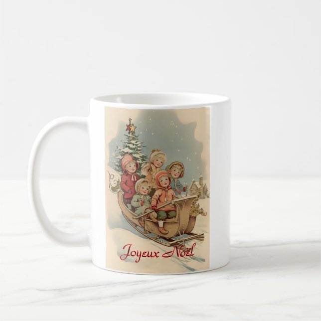 tasse mug de Noël Vintage Kaffemugg (Vänster)