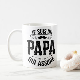 Tasse / Mug Fête des Pères - un Papa qui Assure Kaffemugg