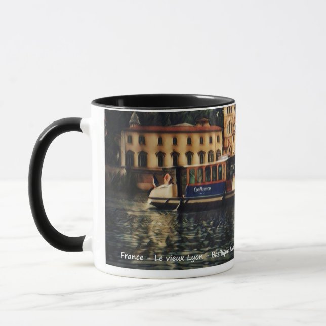 tasse-mug France-  Lyon - Confluence Mugg (Vänster)