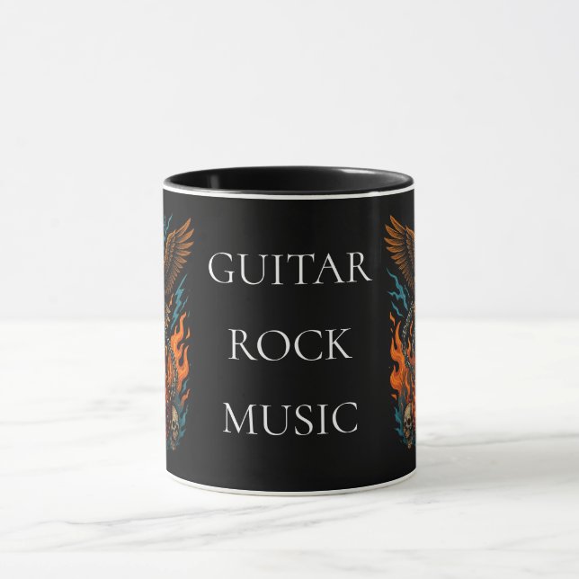 Tasse Mug Guitare Rock Music Mugg (Center)
