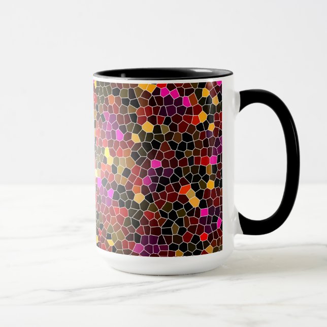 Tasse MUG Jimette Design mosaique Mugg (Höger)