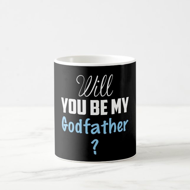 Tasse MUG Will You Be My Godfather ? Kaffemugg (Center)
