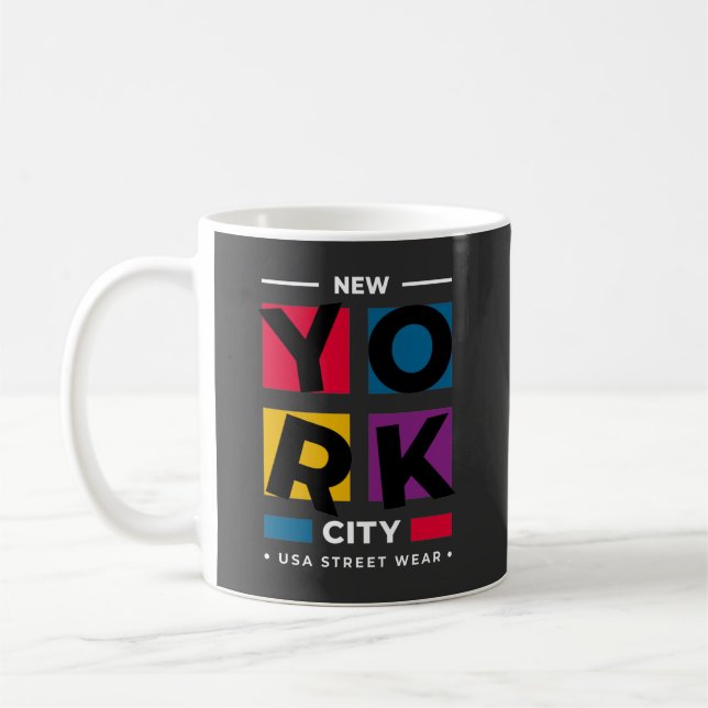 Tasse New York Design Kaffemugg (Vänster)