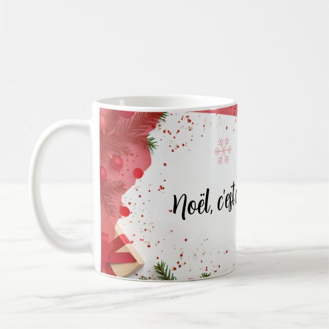 Tasse Noel c'est comme ... Kaffemugg (Vänster)