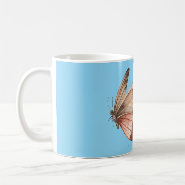 Tasse "Papillon du Ciel Serein" Kaffemugg (Vänster)
