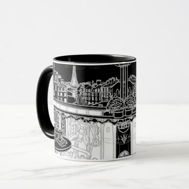 Tasse paris,france,tour Eiffel Mugg (Framsida vänster)