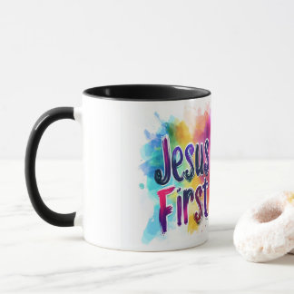 Tasse personnalisé Jesus First Mugg