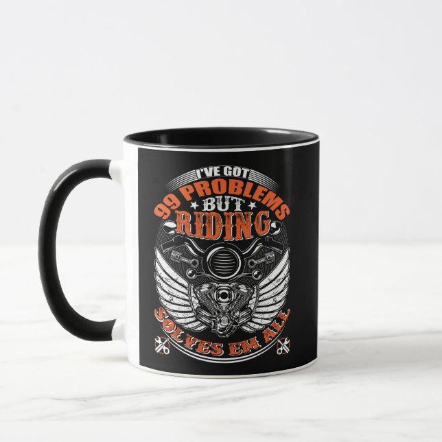 Tasse pour les passionnés de moto mugg (Vänster)