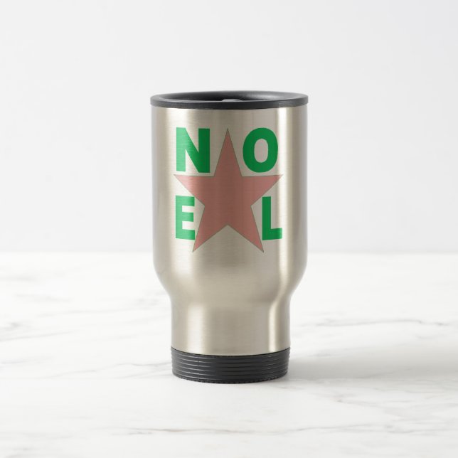 Tasse  pour voyage acier inoxydable NOEL 7 ETOILES Resemugg (Center)