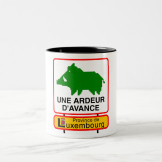 Tasse - PROVINCE DE LUXEMBOURG Två-Tonad Mugg