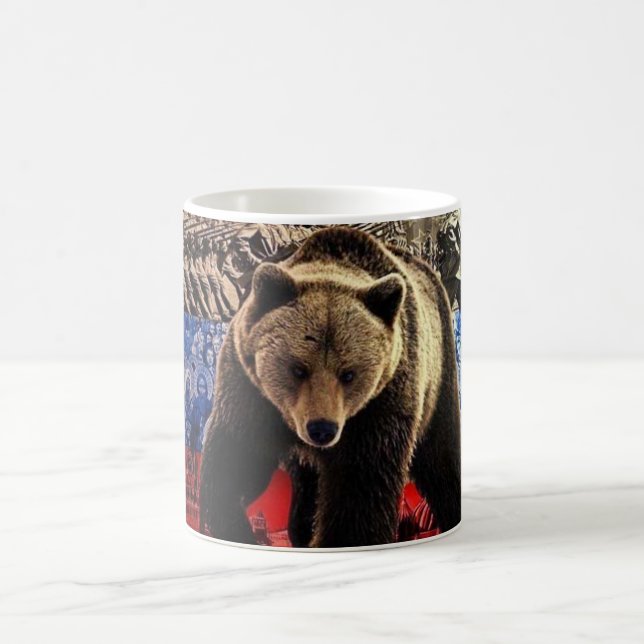 Tasse Putin auf Bär Kaffemugg (Center)