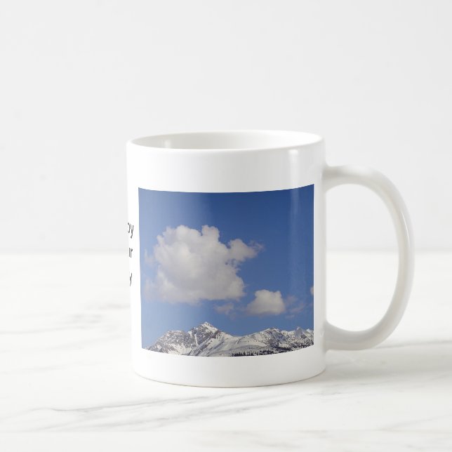 Tasse Schneberg: njut av din dag Kaffemugg (Höger)