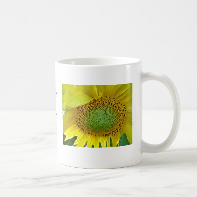 Tasse Sonnenblue, Aufschrift:ha en trevlig dag Kaffemugg (Höger)
