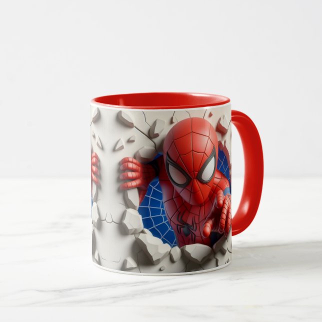 Tasse spiderman 3d mugg (Framsida höger)