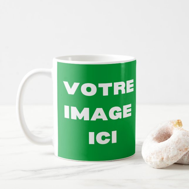Tasse - Votre image ici - personnalisée Kaffemugg (Med munk)