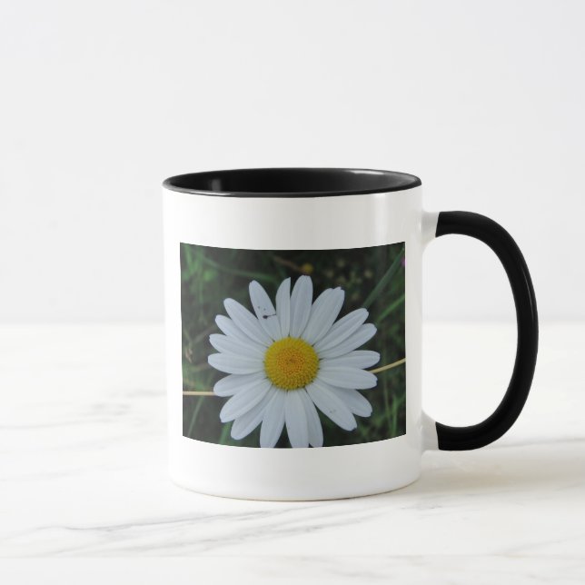 Tasse weisse Margeritenblüte Mugg (Höger)