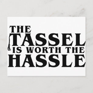 Tassel är värd haken vykort