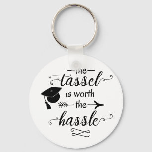 Tassel är värd hasseln nyckelring