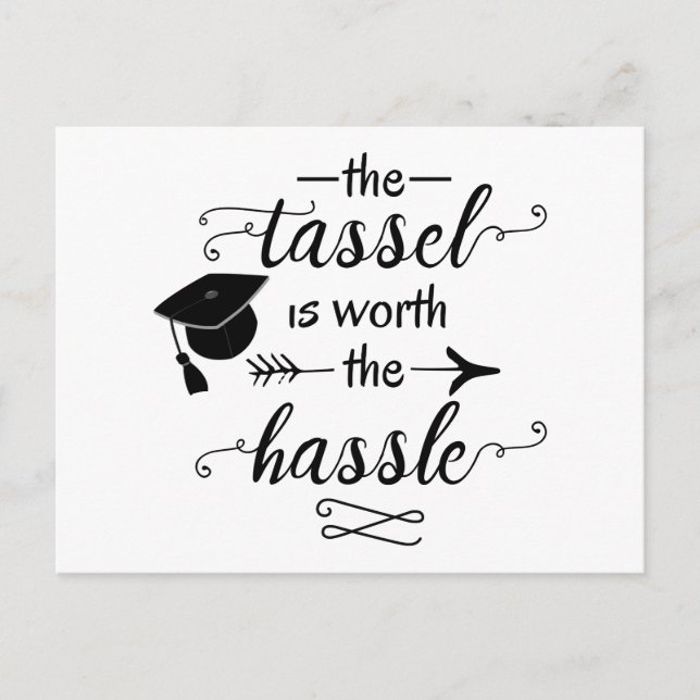 Tassel är värd hasseln vykort (Framsida)