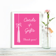 Tassel Bow Rosa Studenten