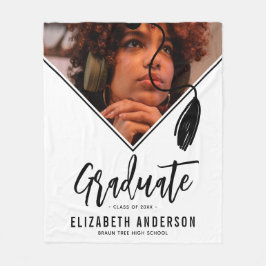 Tassel Cap Photo Studenten Fleecefilt