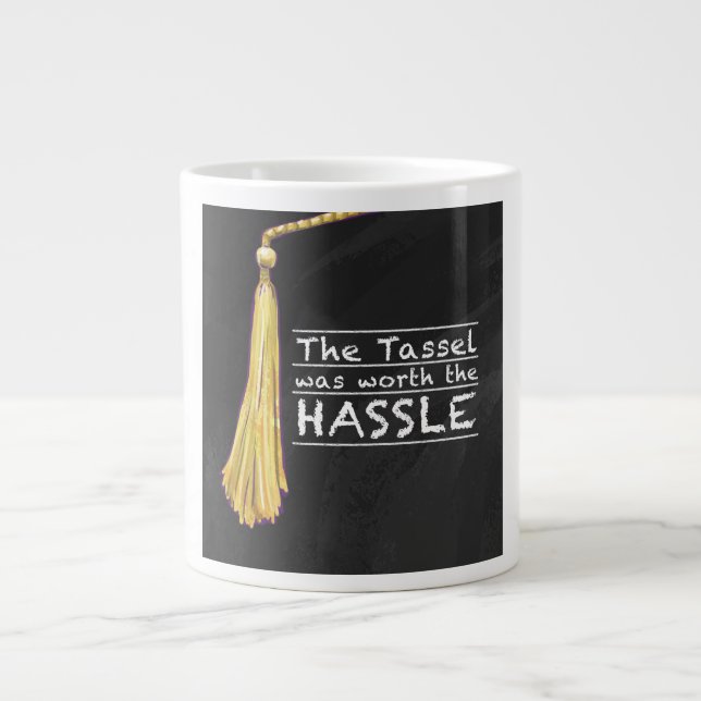 Tassel Hassle Silver Jumbo Mugg (Framsidan)
