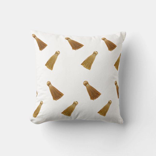 Tassel Mönster Pillow Kudde (Framsida)