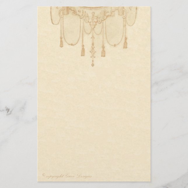 Tassel och Frills Stationery Brevpapper (Framsida)
