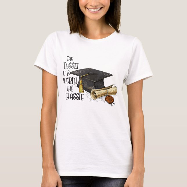 Tassel var värd fanan t shirt (Framsida)