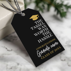 Tassel var värd Hassle - Modern Studenten Presentetikett