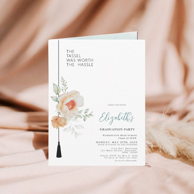 Tassel var värd Hassle Photo Studenten Inbjudan (Skapare uppladdad)