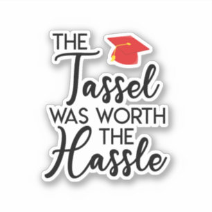 Tassel var värd Hassle Studenten Klistermärken