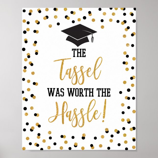 Tassel var värd Hassle Studenten-signalen Poster (Framsidan)