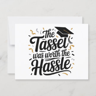 Tassel var värd hullingen - 2025 Studenten Vykort