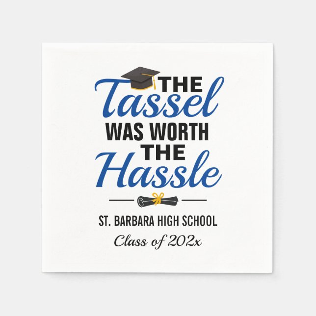 Tassel Worth Hassle Examen Fester Servetter (Framsidan)