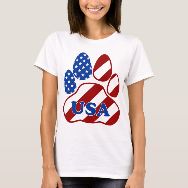 TASSFLAGGA USA.png Tee (Framsida)