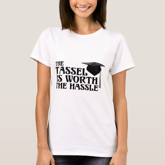 Tassle värd hasselen t-shirt (Framsida)