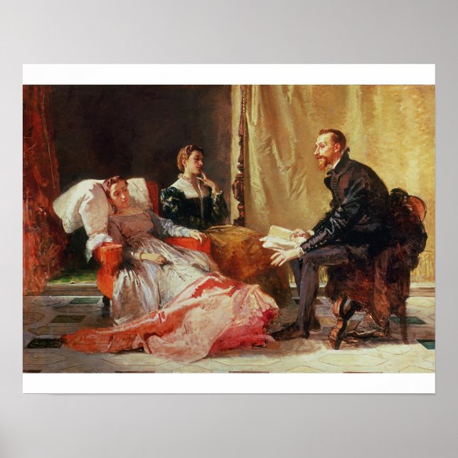 Tasso och Elenora D'Este Poster (Framsidan)